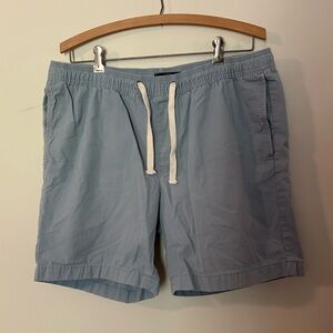 J. Crew Mercantile Flex Men’s Blue Shorts with Drawstring Waist Size M